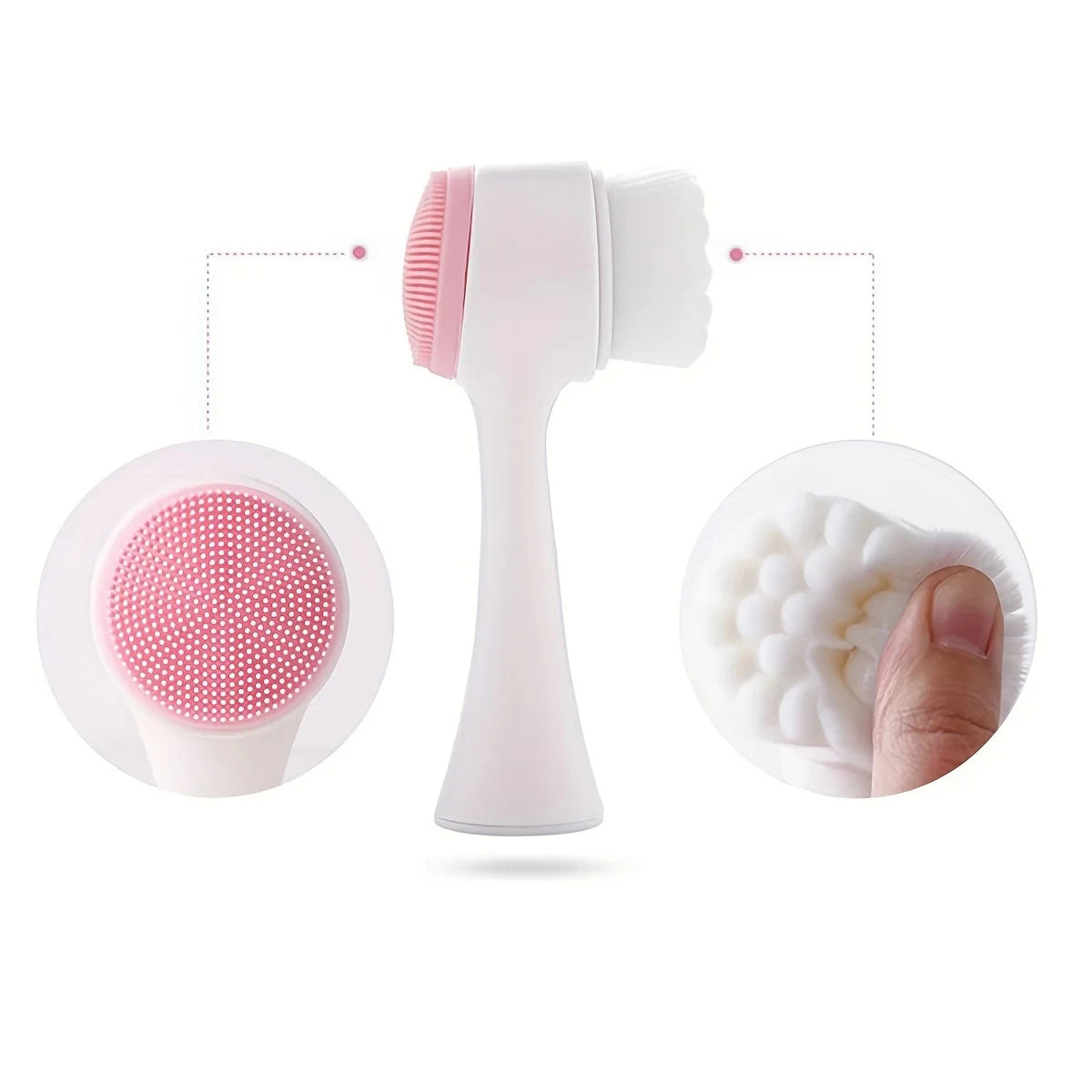 1pc Pet Dog Paw Cleaner Massage Brush Soft Silicone Foot Washer Dual-Sided Dog Grooming Tool for Dogs Cats Comb Supplies