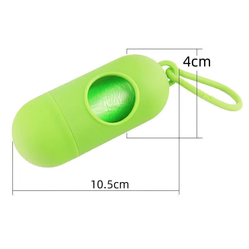 New Pet Biodegradable Trash Bag Dog Poop Bags Bulk Biobase Scented Poo Bag Degradable Cat Waste Bags Dog Poop Dispenser Gifts