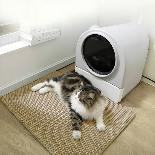 Cat Litter Mat Waterproof Double Layer Pet Litter Box Mat Pet Toilet Cat Mat Nonslip Sand Cat Washable Mat Pet Clean Supplies